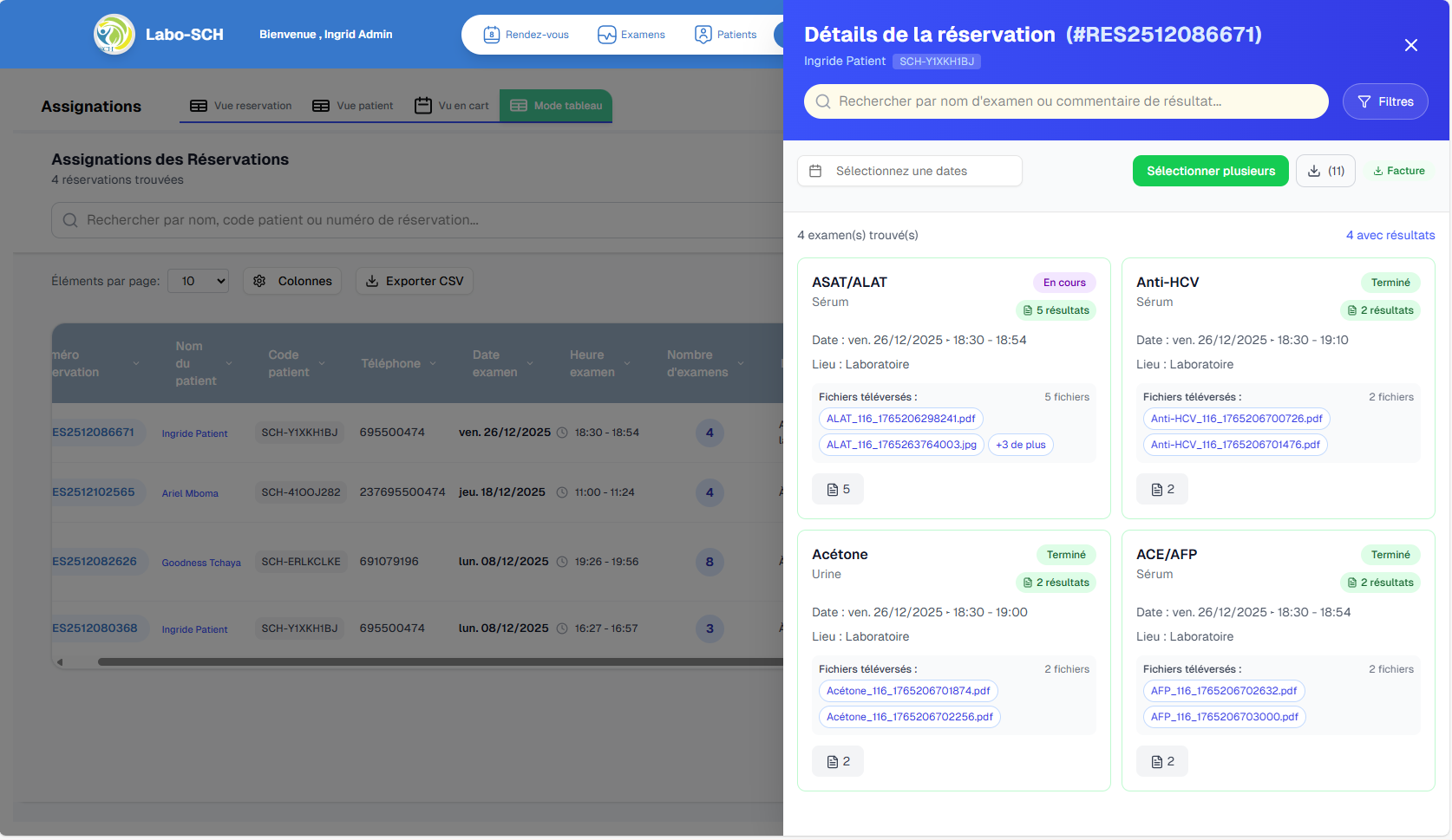 Vue en cartes (Kanban)