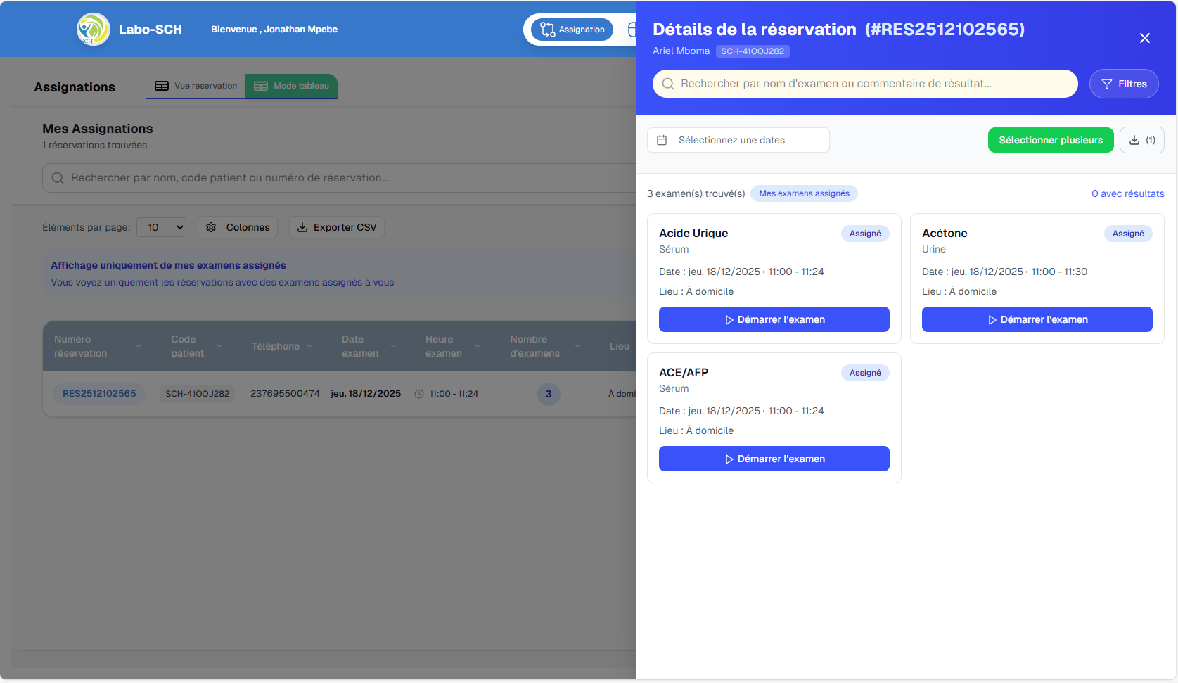 Vue en cartes (Kanban)